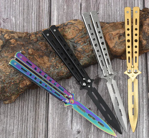 Factory Wholesale Practice Butterfly Knife Training Toy