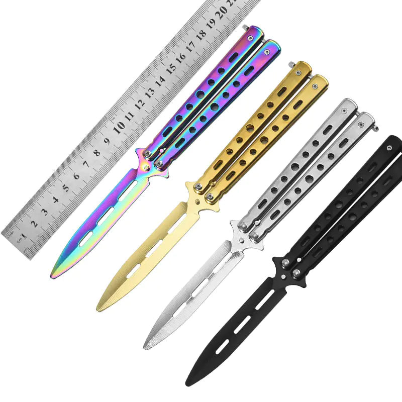 Factory Wholesale Practice Butterfly Knife Training Toy